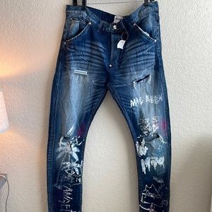 Mac Keen distressed jeans